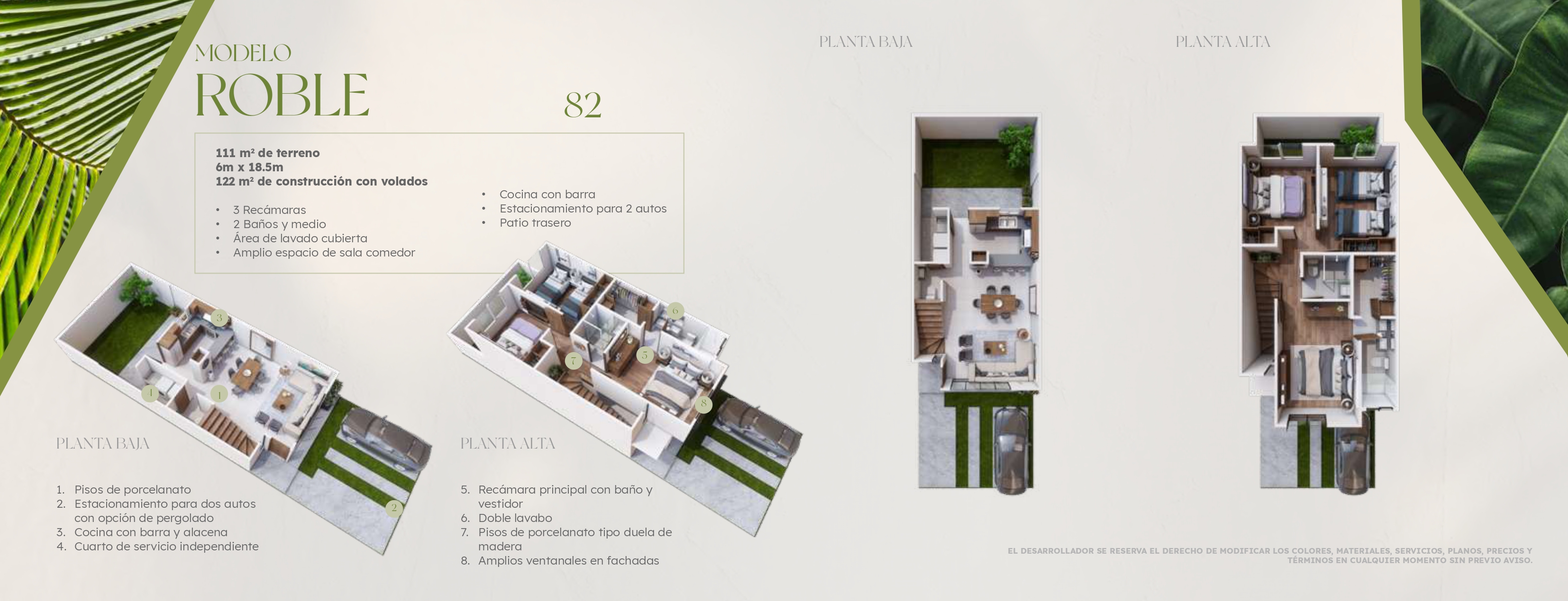 Planos Modelo Roble