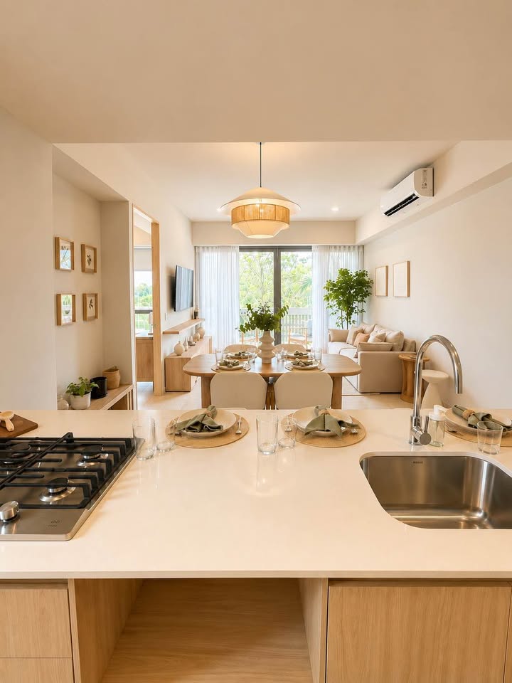 Interior de departamento Alana Wellness Living
