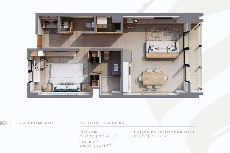 Plano del modelo Tipo 1 de Bálica