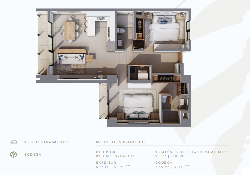 Plano del modelo Tipo 3 de Bálica